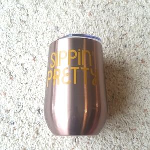 Double Wall Stainless Steel Vaccum Wine Tumbler